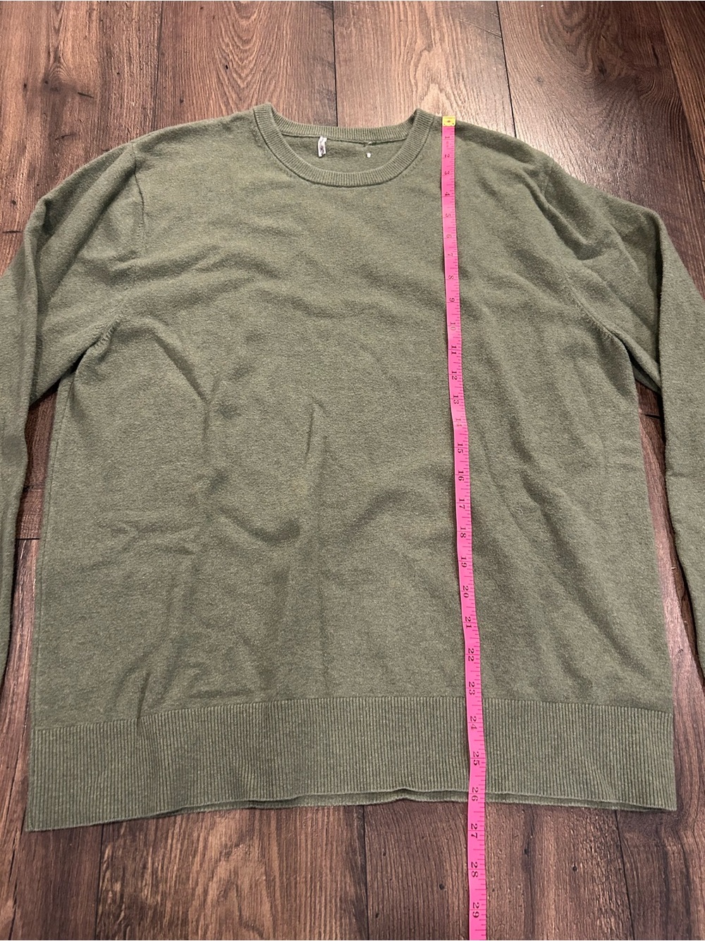 Goodfellow & Co. Men's medium Olive Green Crewneck Sweater - Picture 4 of 6